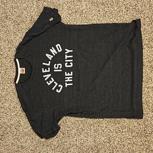 Homage Cleveland is the City Black Tshirt